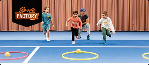 Plakat Sommer-Camp: Sport, Spiel und Spaß